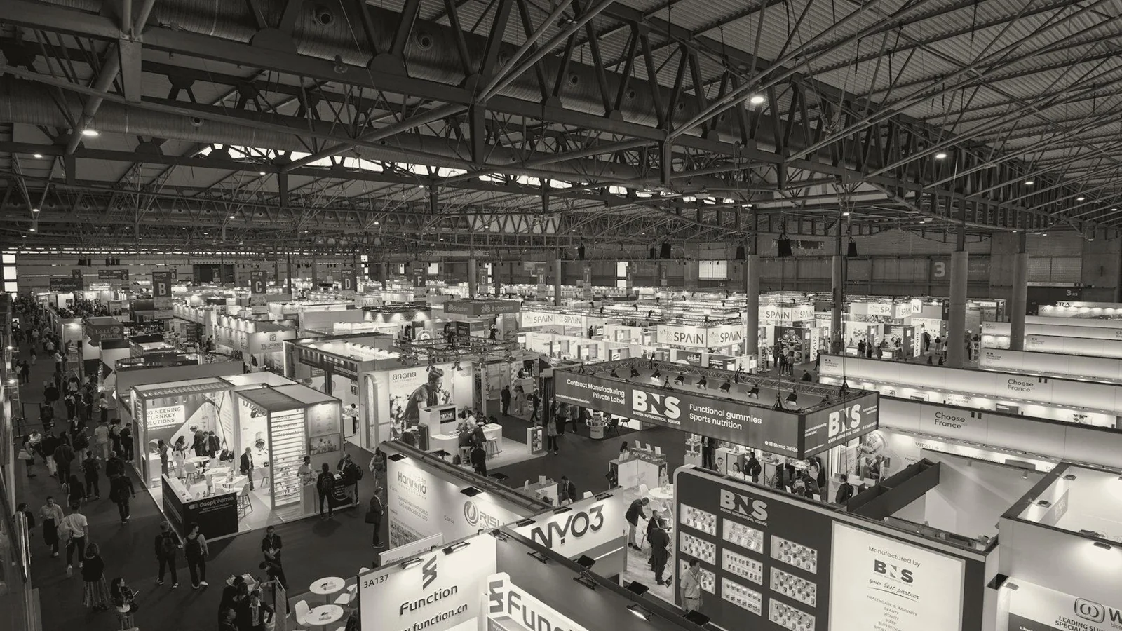 Spazio fieristico e allestimenti per un evento